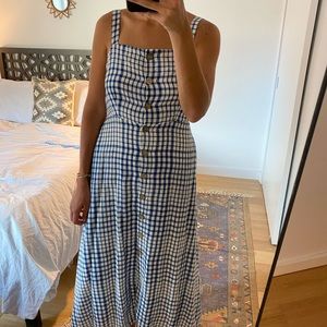 Zara Button Up Midi Dress